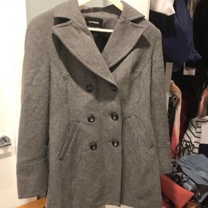 Wool Pea Coat by EXPRESS Woman’s Size 5/6